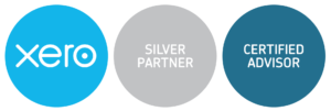 xero silver partner + cert-advisor badges